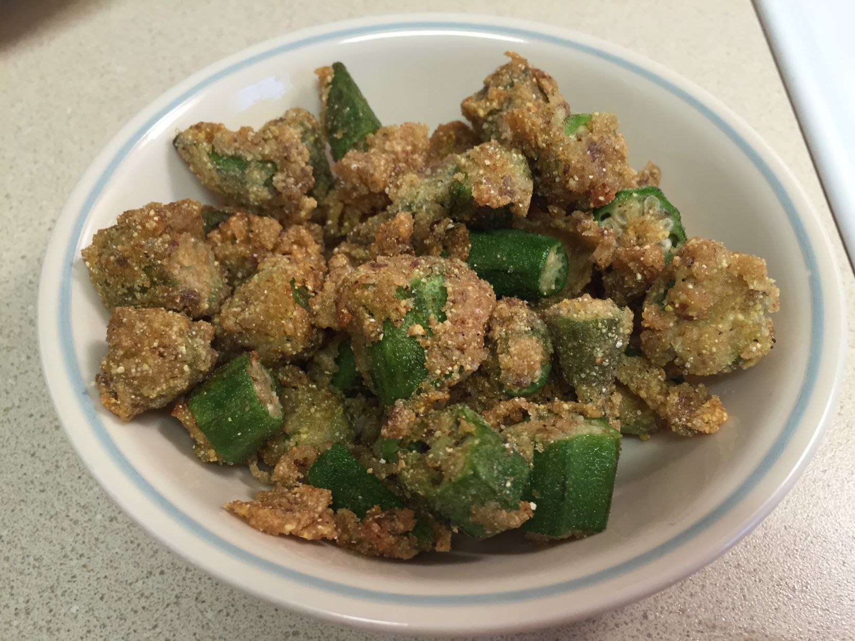 Oklahoma: Fried okra